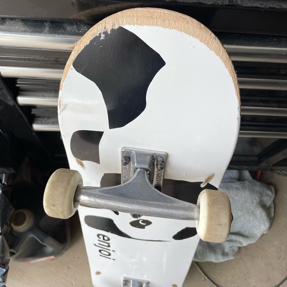 Enjoi skateboard complete. 7.75” with tensor trucks and enjoi wheels - Picture 2 of 10